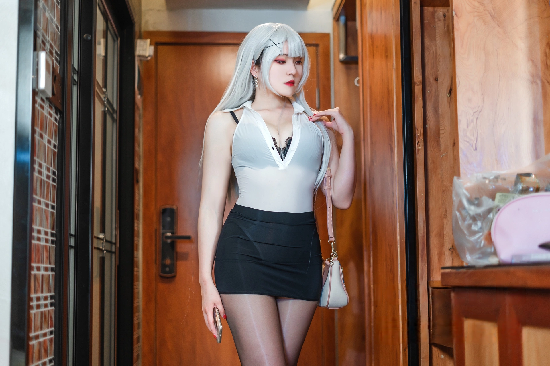 Natsuko夏夏子 – NO.046 OL灰机杯 3