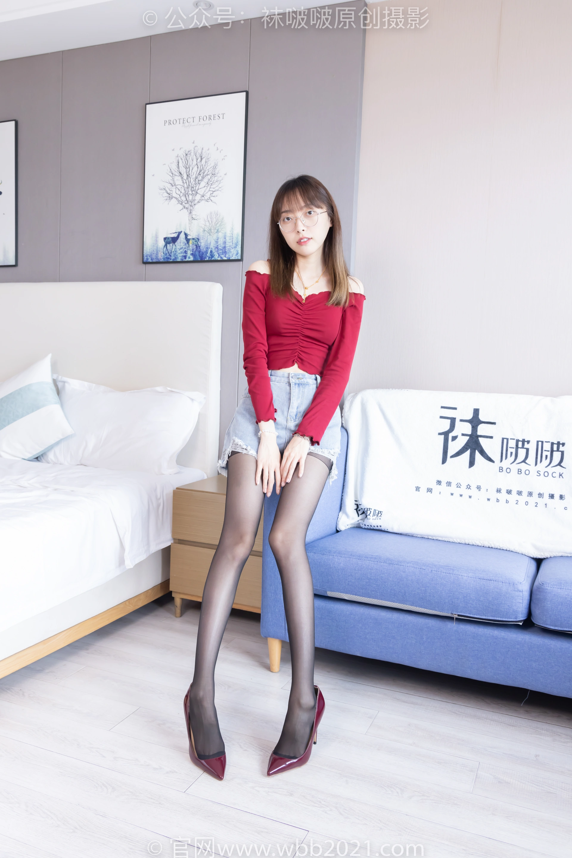 [BoBoSocks袜啵啵] NO.473 稚予-高跟鞋、黑丝（脚尖微加固款）、挑鞋（花絮版） 3